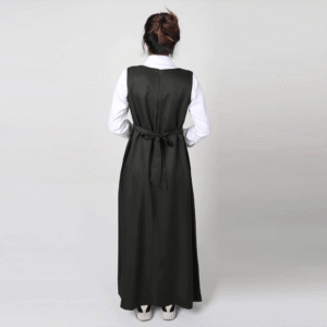 مريول متوسط شيال زيتي مع سحاب خلفي