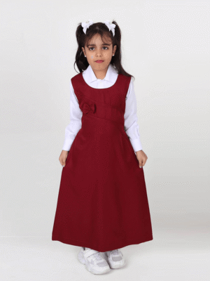 مرايل الروضه شيال باللون الخمري الانيق- كود 219