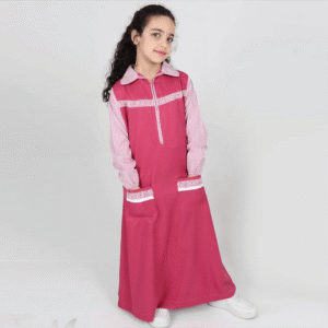 imgi_3_26-3 مريول ابتدائي شتوي باللون الوردي- كود 466