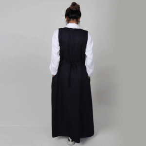 زي مريول ثانوي شيال كلاسيكي مع جيوب جانبية