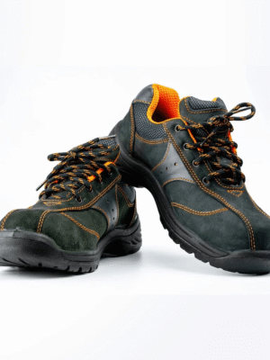 حذاء عمل رجالي رياضي درزات متينة باللون العفني