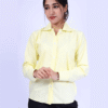 بلوز بنات مدرسية باللون الأصفر الفاتح- كود 520