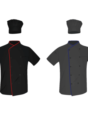 بدلة طبخ رسمية للرجال بصف مزدوج من الأزرار