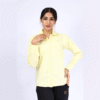 بلوز بنات مدرسية باللون الأصفر الفاتح- كود 520