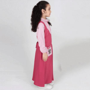 imgi_6_35 مريول ابتدائي كويتي باللون الوردي- كود 464